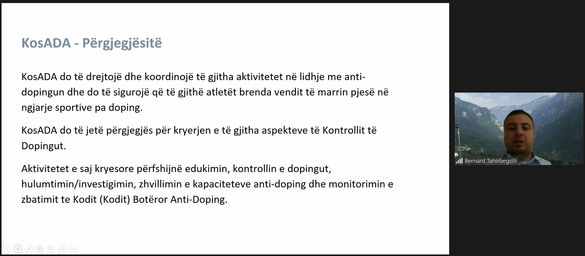 Mbahet Seminari i parë Anti-Doping për komunitetin e basketbollit të Kosovës